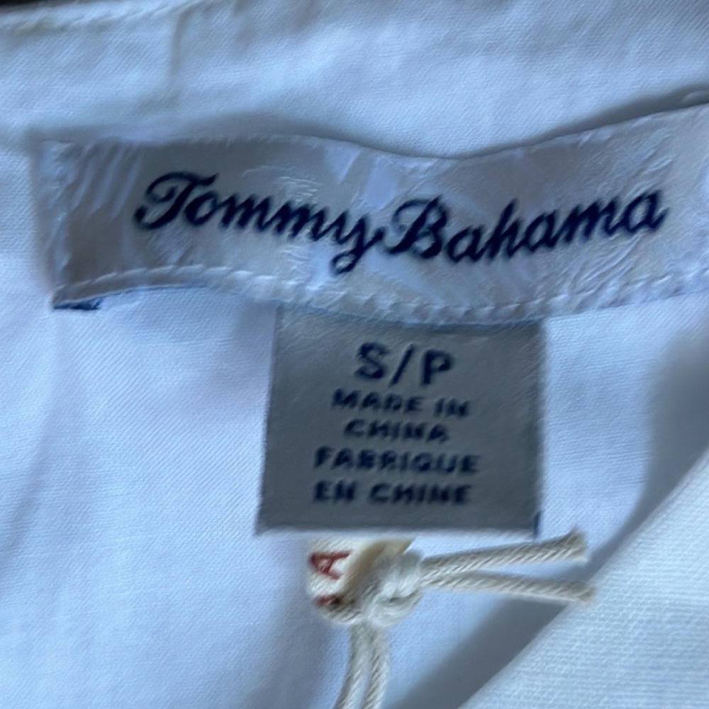 NWT MLB Atlanta Braves Tommy Bahama white linen dress baseball size small - Picture 6 of 10